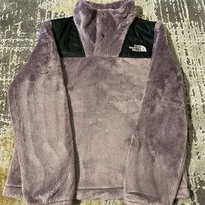 The North Face Youth Girls Oso 1/4 Snap Pullover Size S/P 7/8 in good condition